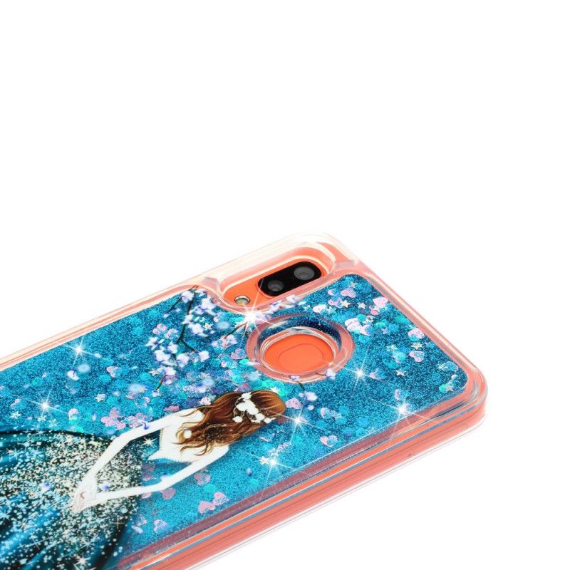 Hülle Samsung Galaxy A40 Prinzessin Glitter