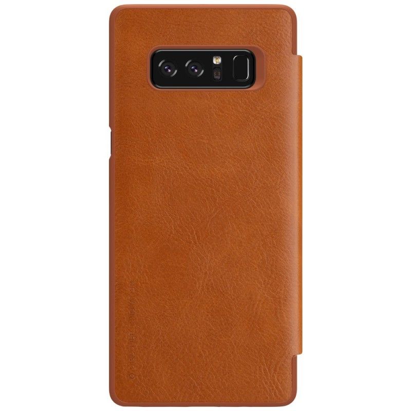 Flip Case Für Samsung Galaxy Note 8 Schwarz Nillkin-Qin-Serie