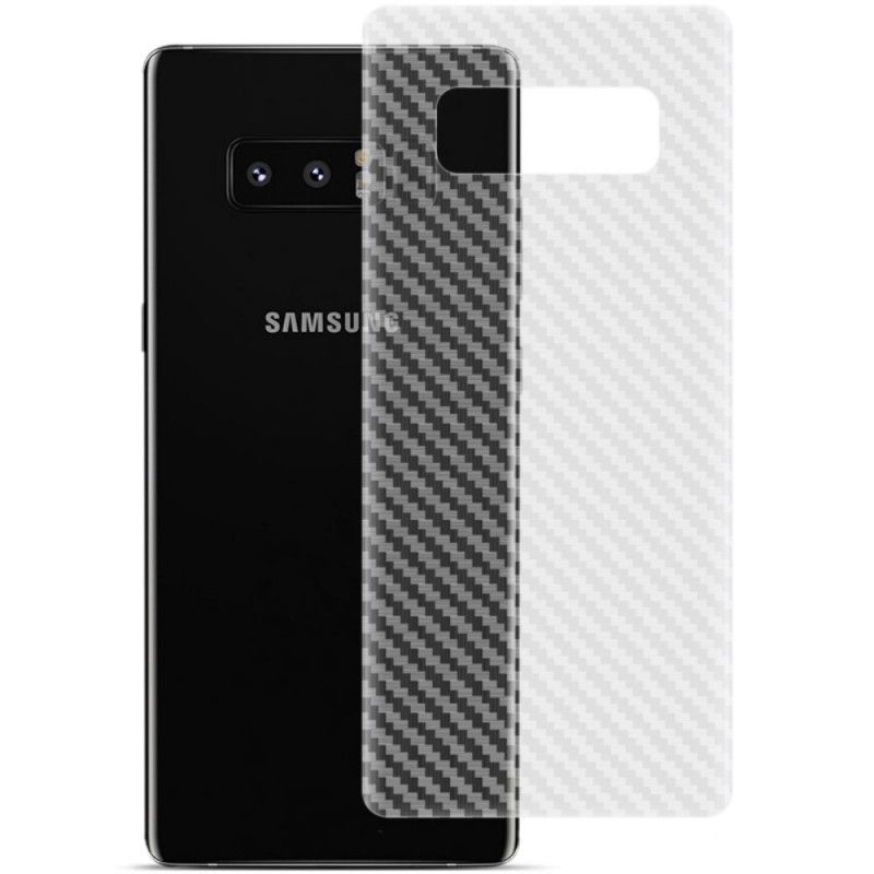 Hintere Schutzfolie Im Samsung Galaxy Note 8 Carbon-Imak-Stil