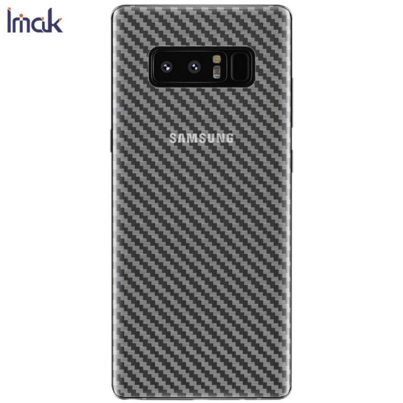 Hintere Schutzfolie Im Samsung Galaxy Note 8 Carbon-Imak-Stil