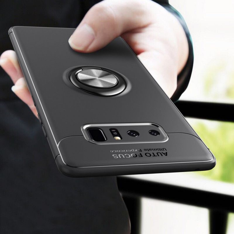 Hülle Für Samsung Galaxy Note 8 Schwarz Drehring