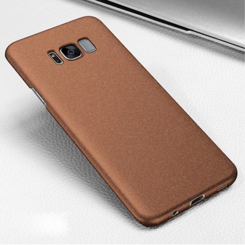Hülle Samsung Galaxy Note 8 Braun Sandgestrahlter Effekt