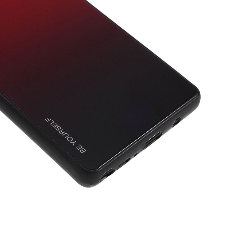 Hülle Samsung Galaxy Note 8 Rot Sei Du Selbst Gehärtetes Glas