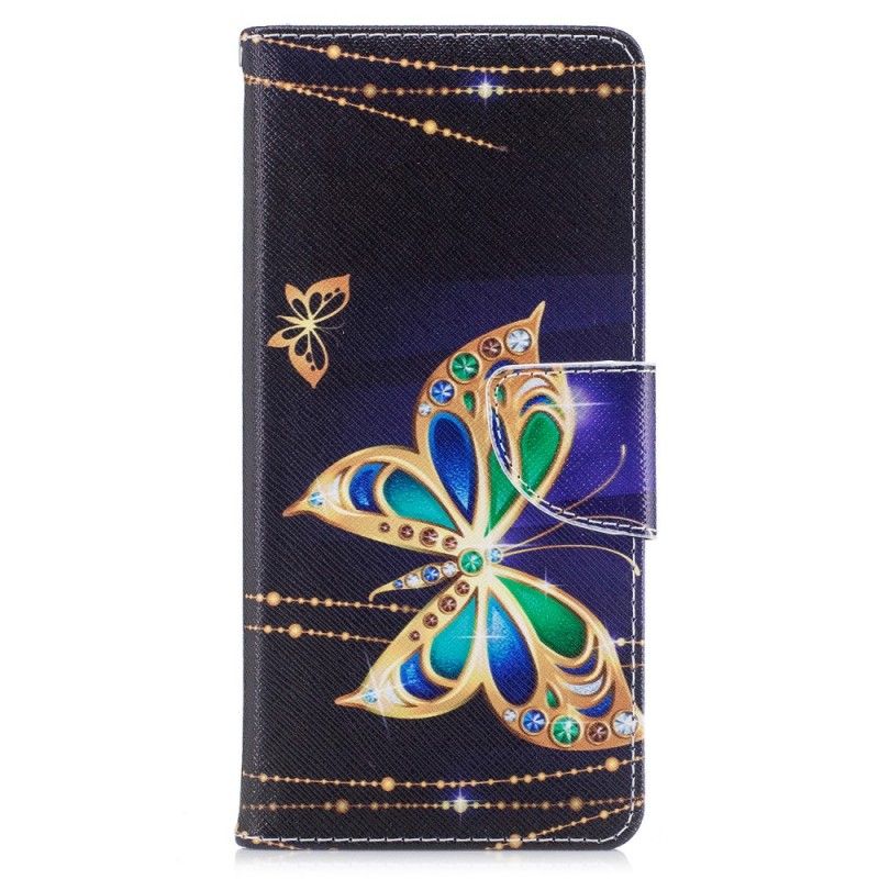 Lederhüllen Für Samsung Galaxy Note 8 Magischer Schmetterling