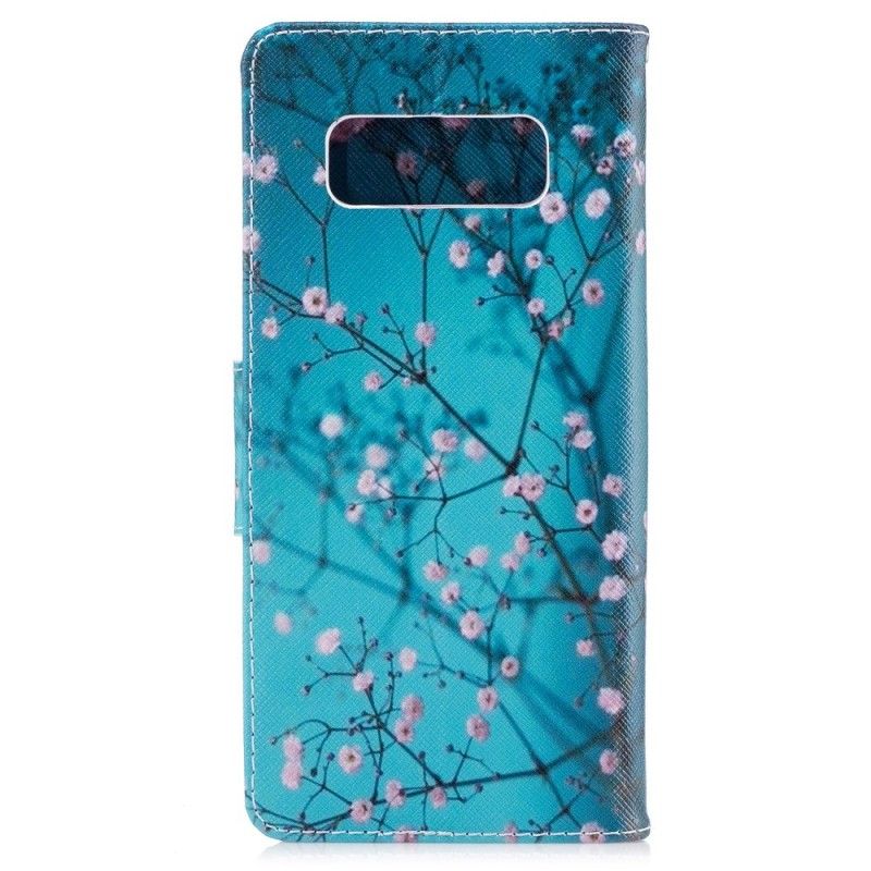 Lederhüllen Samsung Galaxy Note 8 Blühender Baum