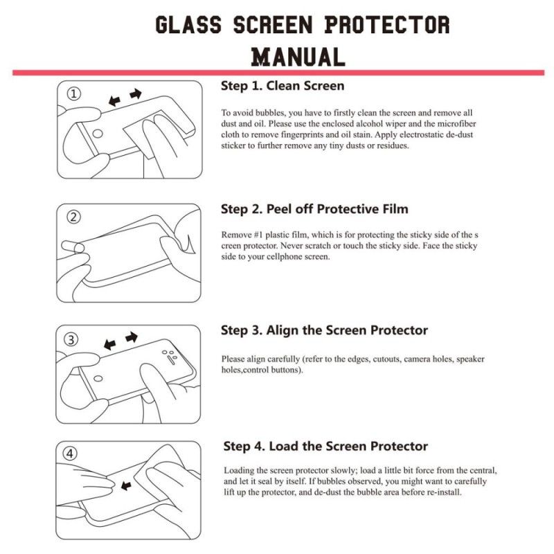 Schutz Aus Gehärtetem Glas Samsung Galaxy Note 8 Schwarz