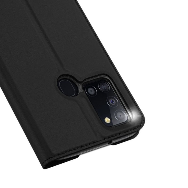 Flip Case Für Samsung Galaxy A21S Schwarz Pro-Dux-Ducis-Haut