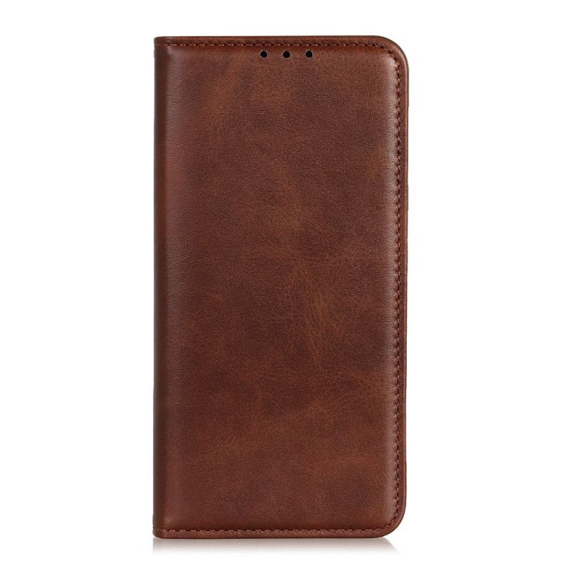 Flip Case Für Xiaomi Redmi Note 8 Pro Schwarz Elegantes Spaltleder