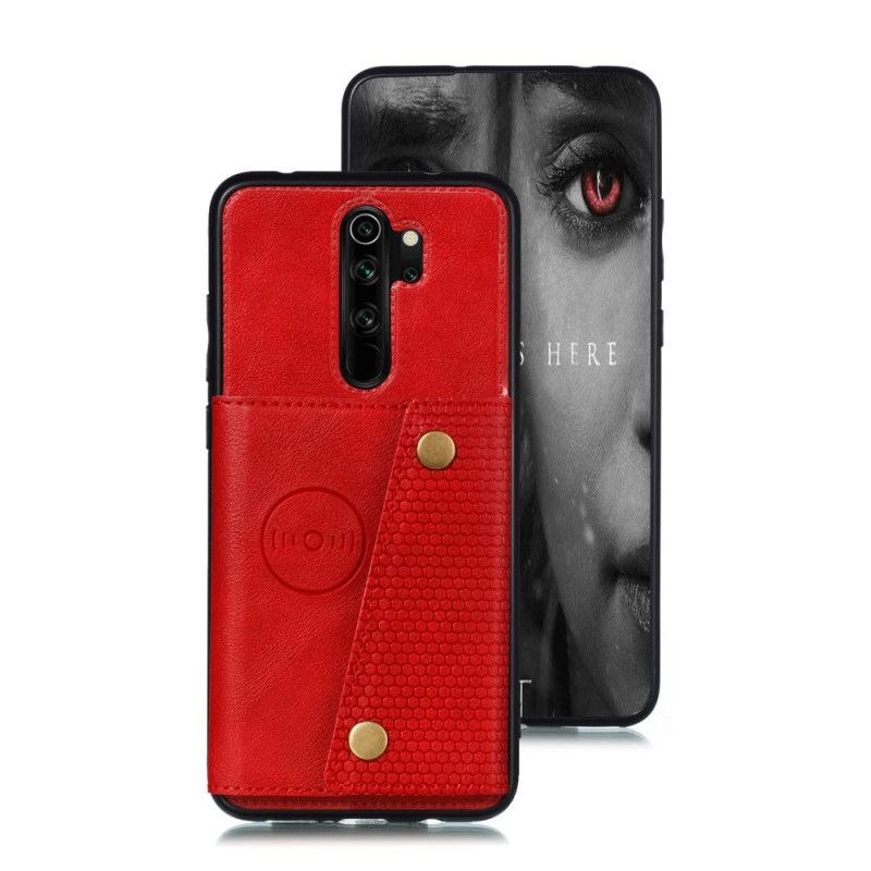 Hülle Für Xiaomi Redmi Note 8 Pro Grau Snap Wallet