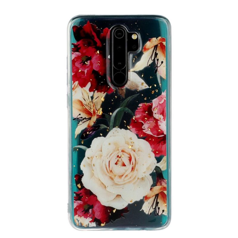 Hülle Für Xiaomi Redmi Note 8 Pro Transparente Schöne Blumensträuße