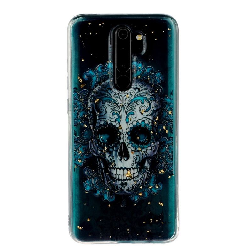 Hülle Xiaomi Redmi Note 8 Pro Blauer Schädel