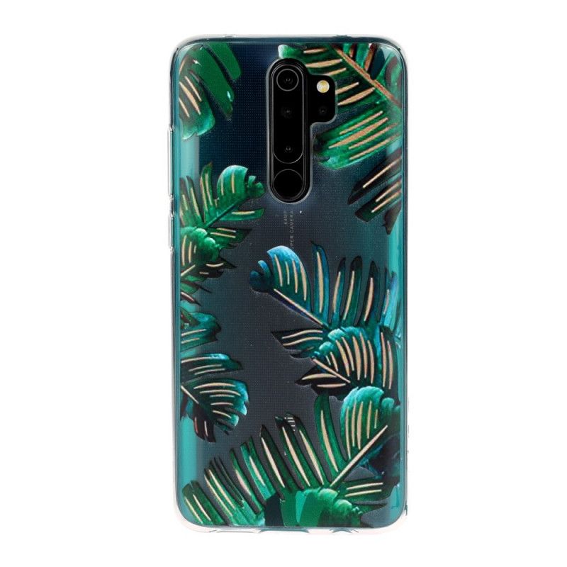 Hülle Xiaomi Redmi Note 8 Pro Handyhülle Grüne Blätter