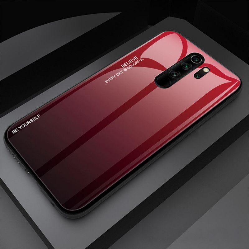 Hülle Xiaomi Redmi Note 8 Pro Rot Verzinkte Farbe