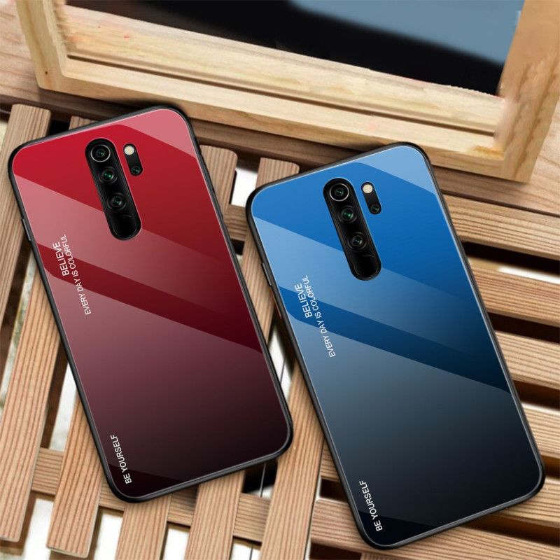 Hülle Xiaomi Redmi Note 8 Pro Rot Verzinkte Farbe