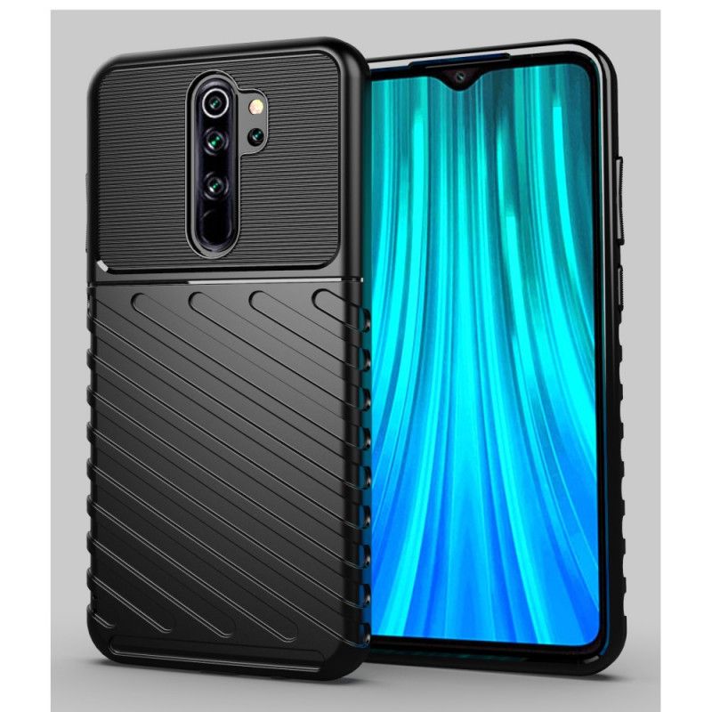 Hülle Xiaomi Redmi Note 8 Pro Schwarz Handyhülle Donnerserie