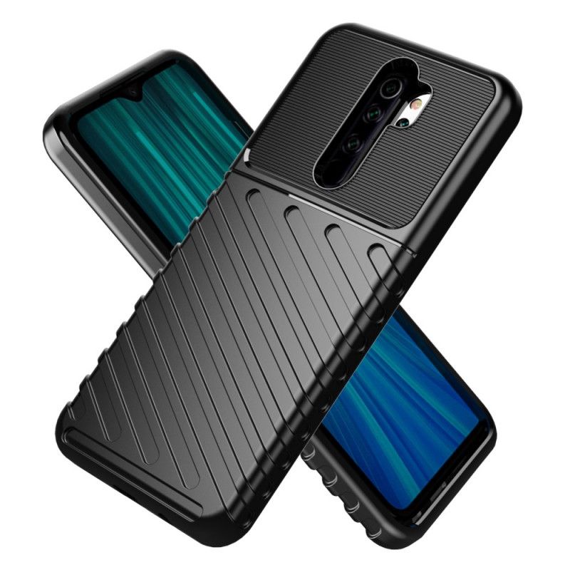 Hülle Xiaomi Redmi Note 8 Pro Schwarz Handyhülle Donnerserie