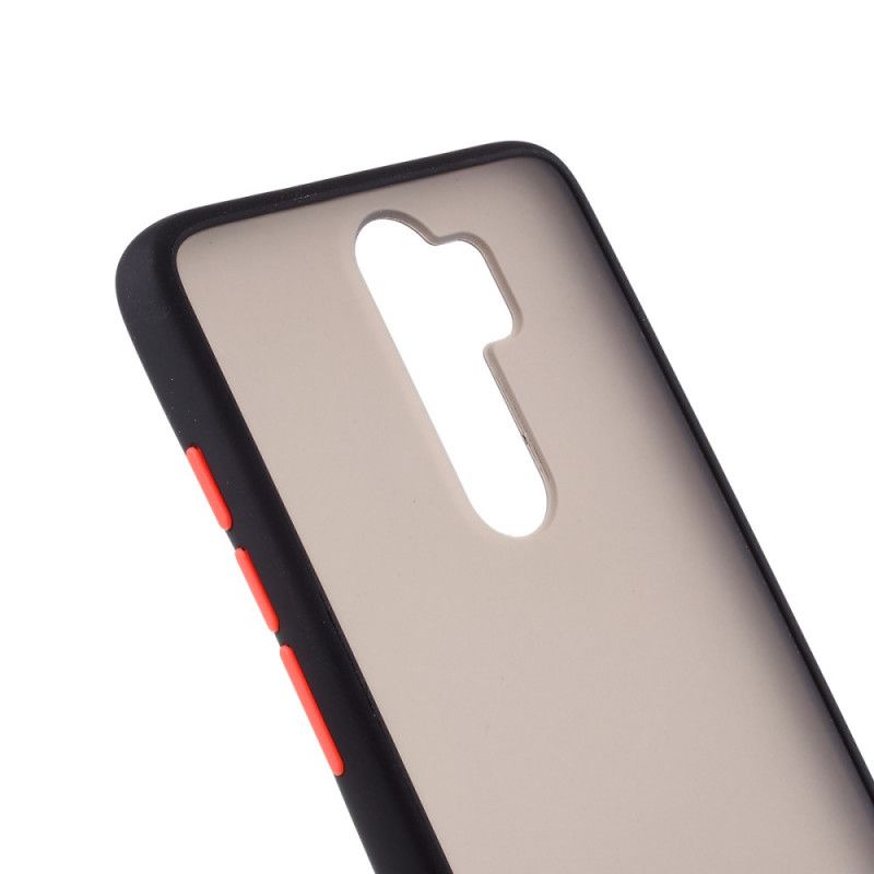 Hülle Xiaomi Redmi Note 8 Pro Schwarz Hybrid-Silikonfelgen-Design