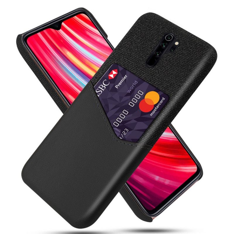 Hülle Xiaomi Redmi Note 8 Pro Schwarz Ksq Karteninhaber