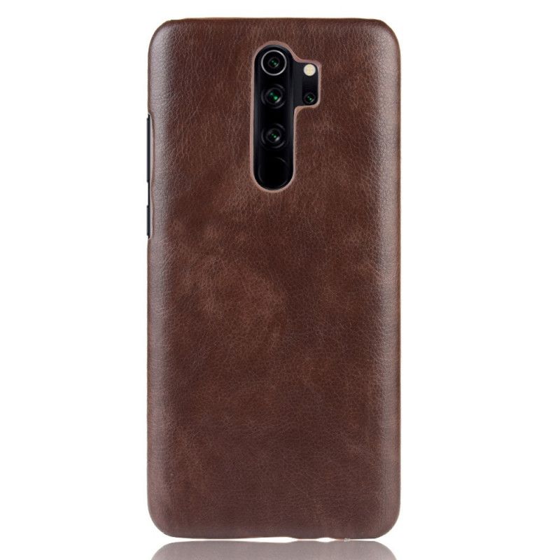 Hülle Xiaomi Redmi Note 8 Pro Schwarz Performance Lychee Ledereffekt
