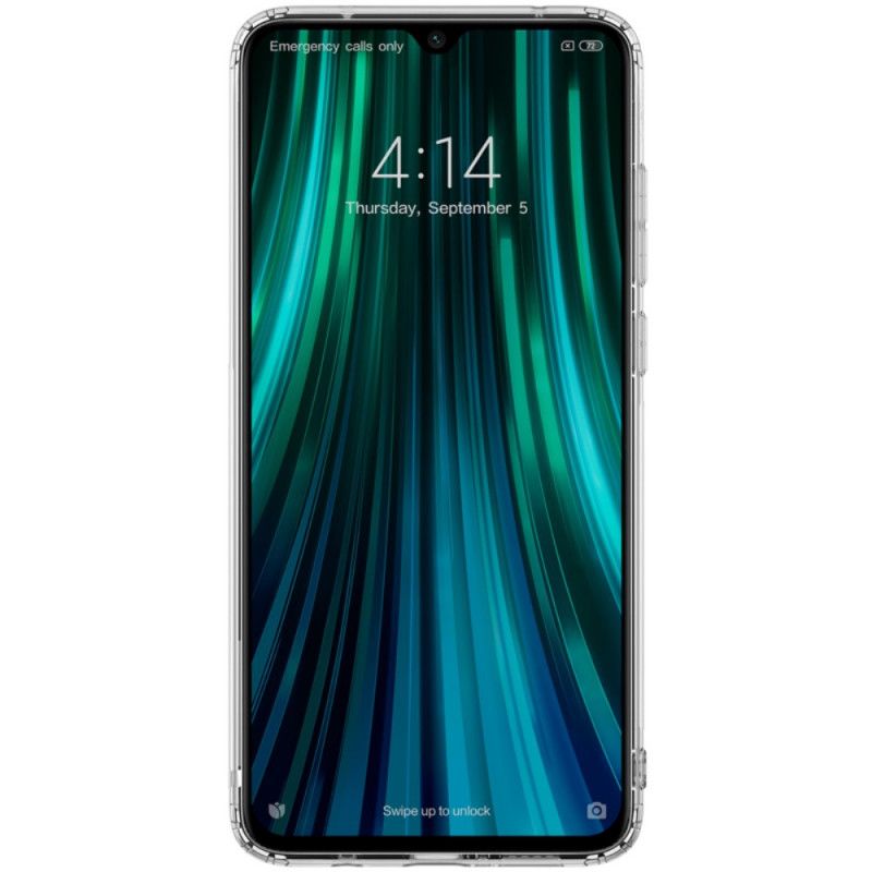 Hülle Xiaomi Redmi Note 8 Pro Weiß Handyhülle Transparenter Nillkin