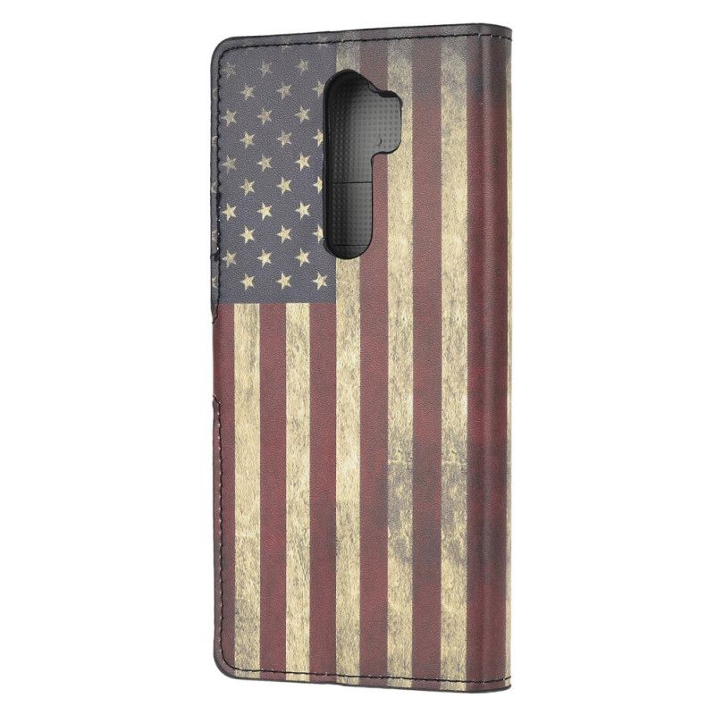 Lederhüllen Xiaomi Redmi Note 8 Pro Amerikanische Flagge