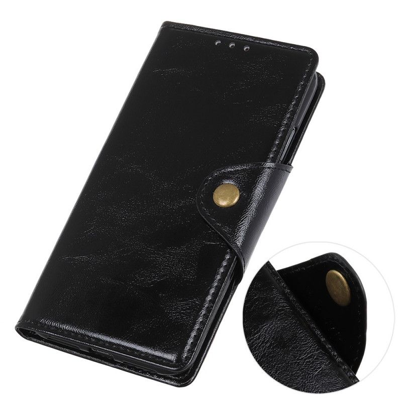 Lederhüllen Xiaomi Redmi Note 8 Pro Lacklederknopf