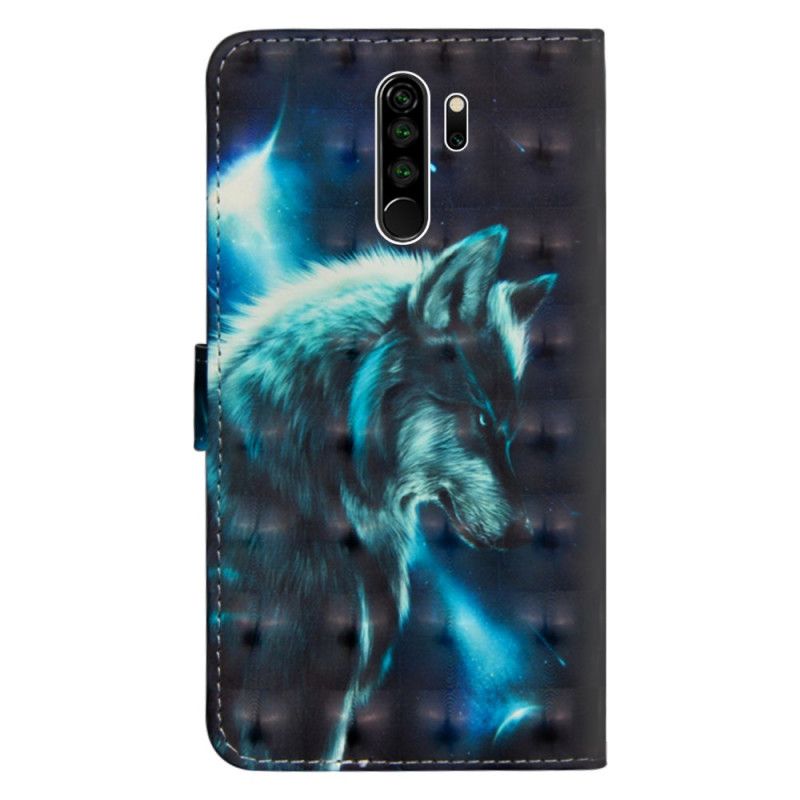 Lederhüllen Xiaomi Redmi Note 8 Pro Majestätischer Wolf