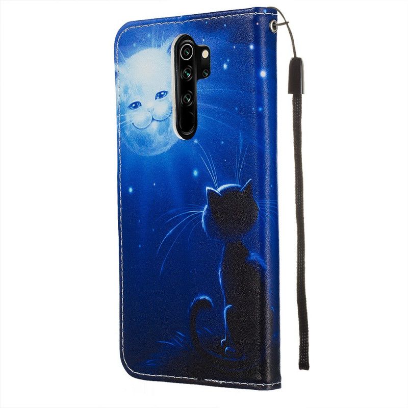 Lederhüllen Xiaomi Redmi Note 8 Pro Mondhelle Katze Mit Tanga