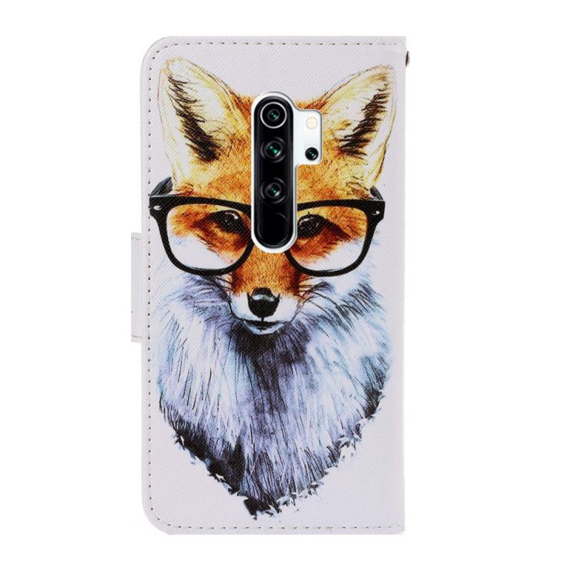 Lederhüllen Xiaomi Redmi Note 8 Pro Nerd-Tanga-Fuchs