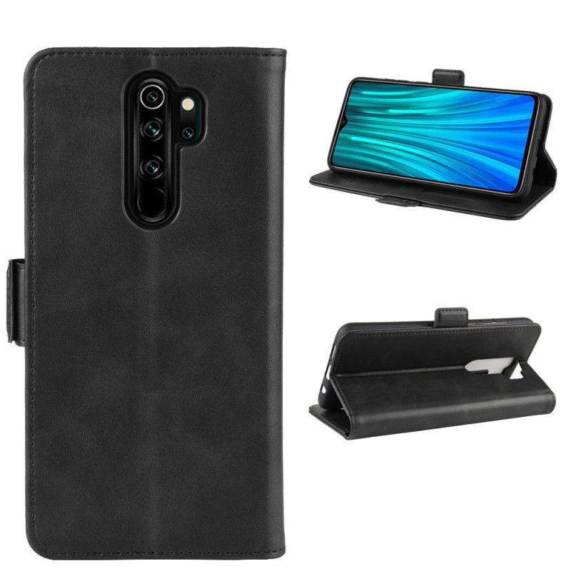 Lederhüllen Xiaomi Redmi Note 8 Pro Schwarz Doppelklappe