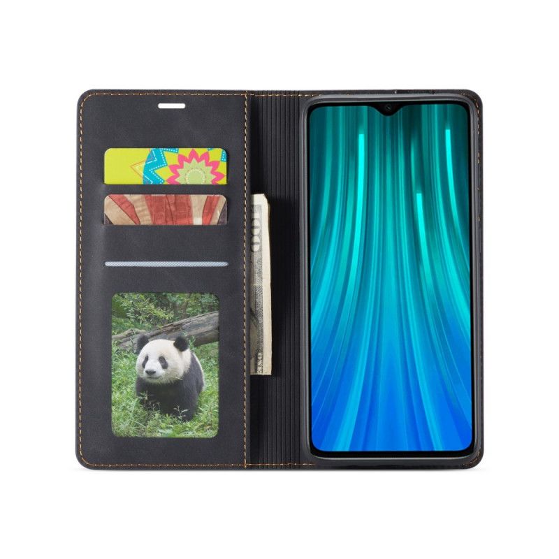 Lederhüllen Xiaomi Redmi Note 8 Pro Schwarz Forwenw Ledereffekt