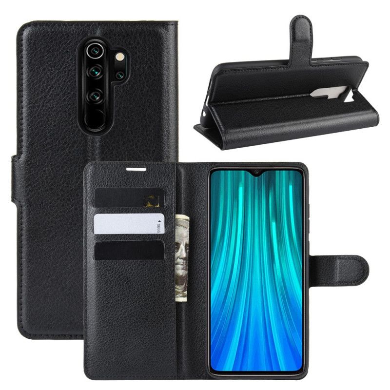 Lederhüllen Xiaomi Redmi Note 8 Pro Schwarz Klassisch