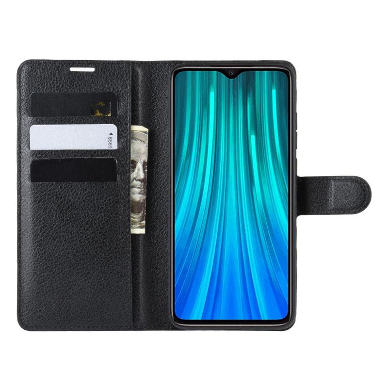 Lederhüllen Xiaomi Redmi Note 8 Pro Schwarz Klassisch