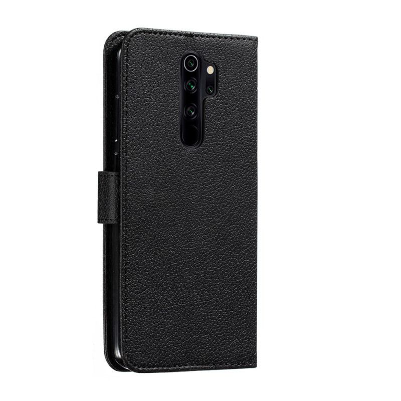 Lederhüllen Xiaomi Redmi Note 8 Pro Schwarz Lebe Dein Traumlederimitat