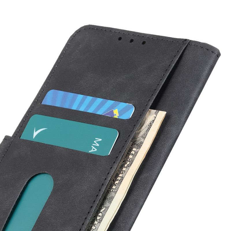 Lederhüllen Xiaomi Redmi Note 8 Pro Schwarz Vintage Khazneh Ledereffekt Matt
