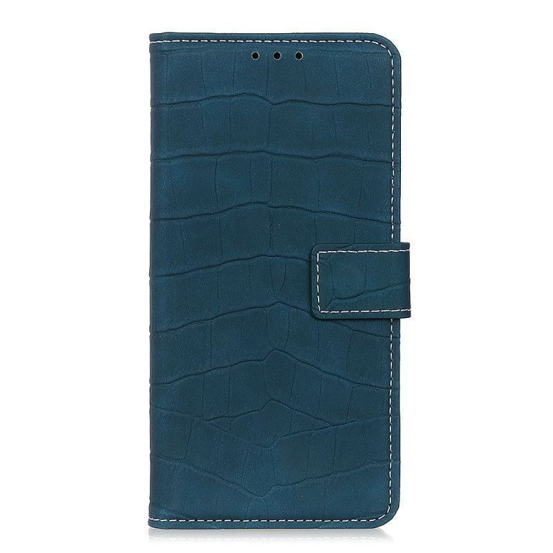 Lederhüllen Xiaomi Redmi Note 8 Pro Schwarz Vintage Krokodilleder