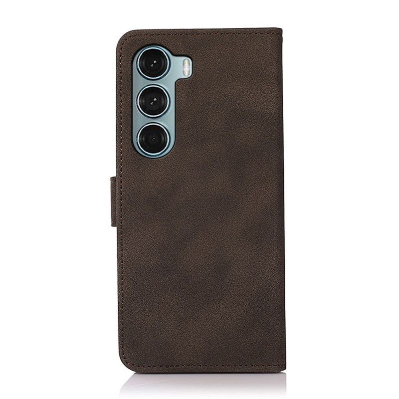 Lederhüllen Moto G200 5g Ledereffekt Fashion Khazneh