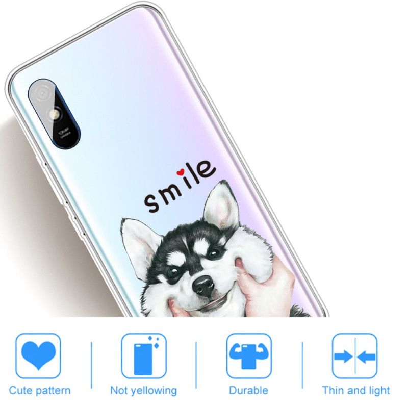 Hülle Für Xiaomi Redmi 9A Lächeln Hund