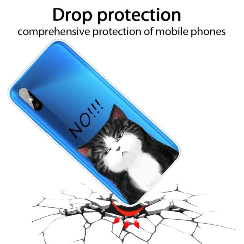 Hülle Xiaomi Redmi 9A Die Katze. Die Nein Sagt