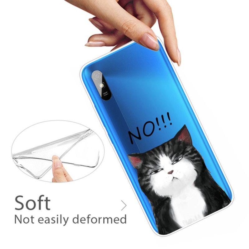 Hülle Xiaomi Redmi 9A Die Katze. Die Nein Sagt