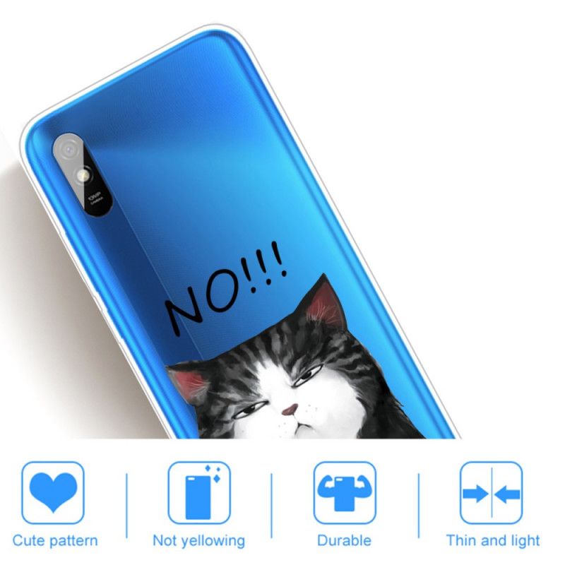 Hülle Xiaomi Redmi 9A Die Katze. Die Nein Sagt