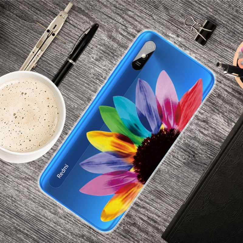 Hülle Xiaomi Redmi 9A Farbige Blume