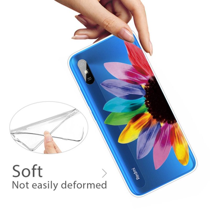 Hülle Xiaomi Redmi 9A Farbige Blume