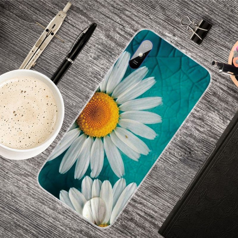 Hülle Xiaomi Redmi 9A Gänseblümchen