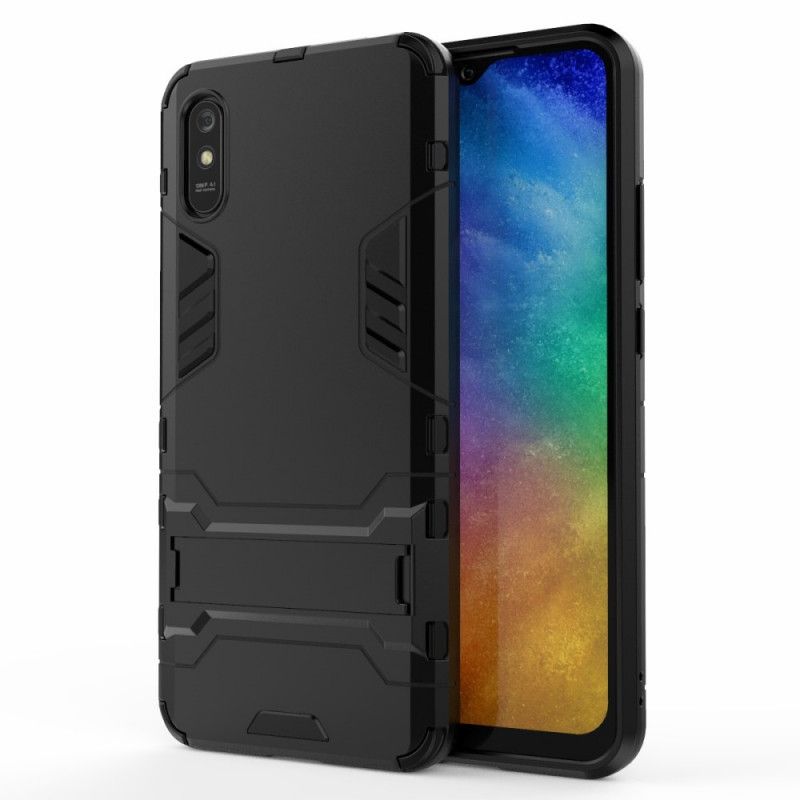 Hülle Xiaomi Redmi 9A Schwarz Extrem Widerstandsfähige Zunge