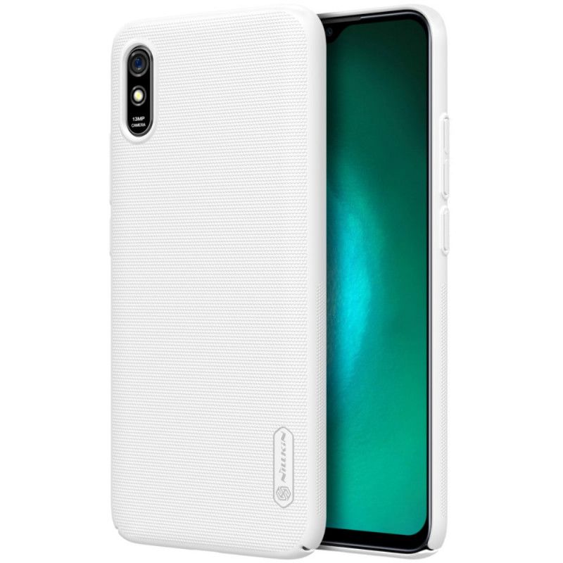 Hülle Xiaomi Redmi 9A Schwarz Handyhülle Starrer Gefrosteter Nillkin