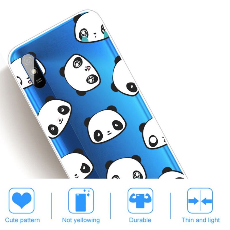 Hülle Xiaomi Redmi 9A Sentimentale Pandas
