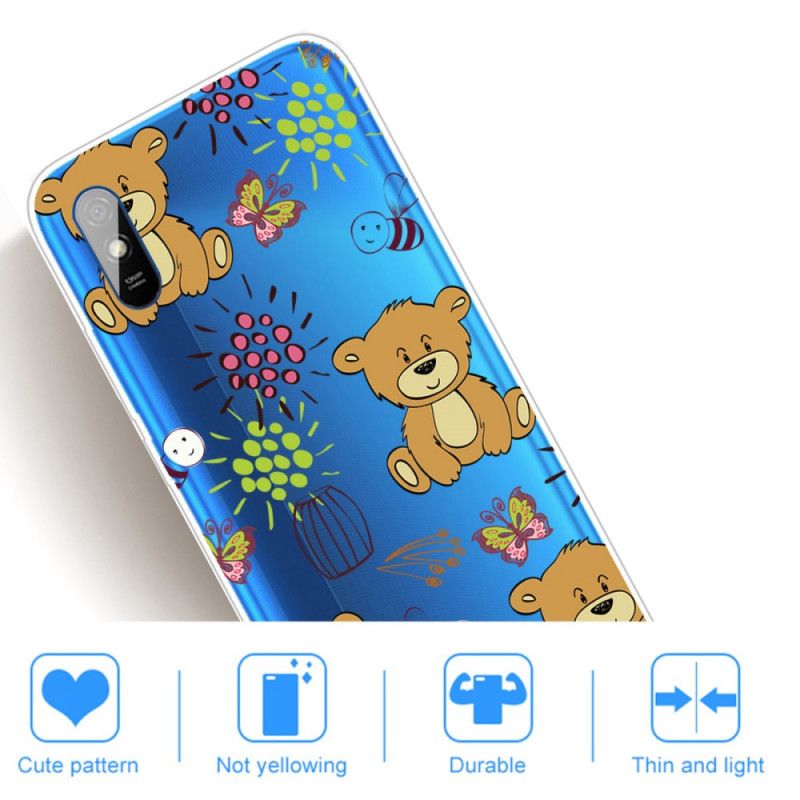 Hülle Xiaomi Redmi 9A Top Teddybären