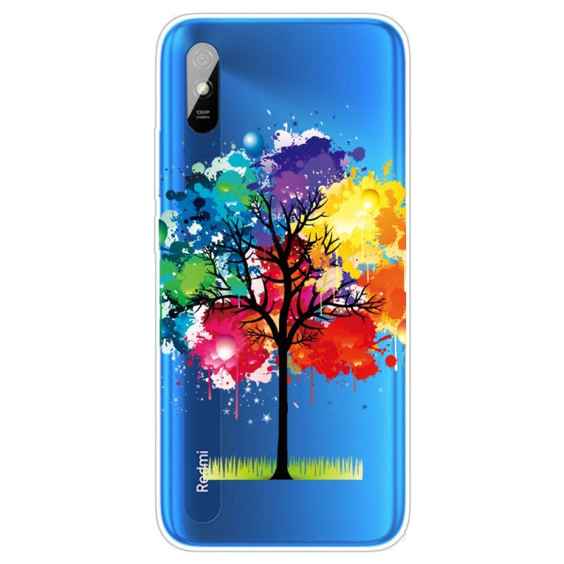 Hülle Xiaomi Redmi 9A Transparenter Aquarellbaum