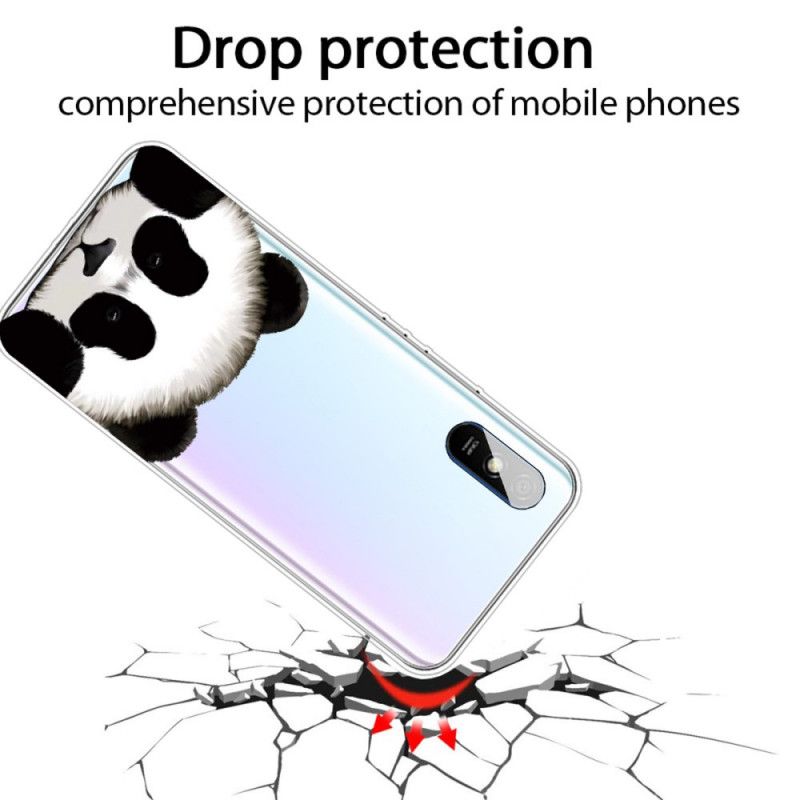 Hülle Xiaomi Redmi 9A Transparenter Panda